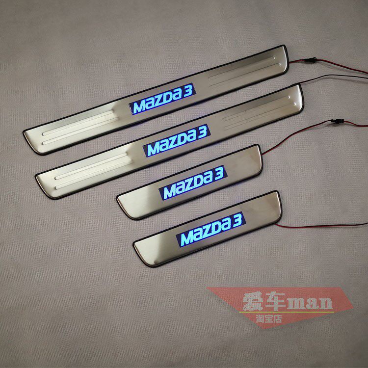 适用07-13款马自达M3门槛条带灯