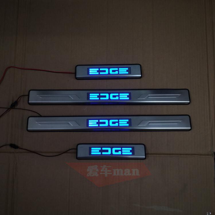 09 10 11 12 13 14款锐界迎宾踏板led带灯 进口锐界门槛条不锈钢