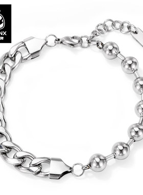 拼接钛钢古巴链可调节