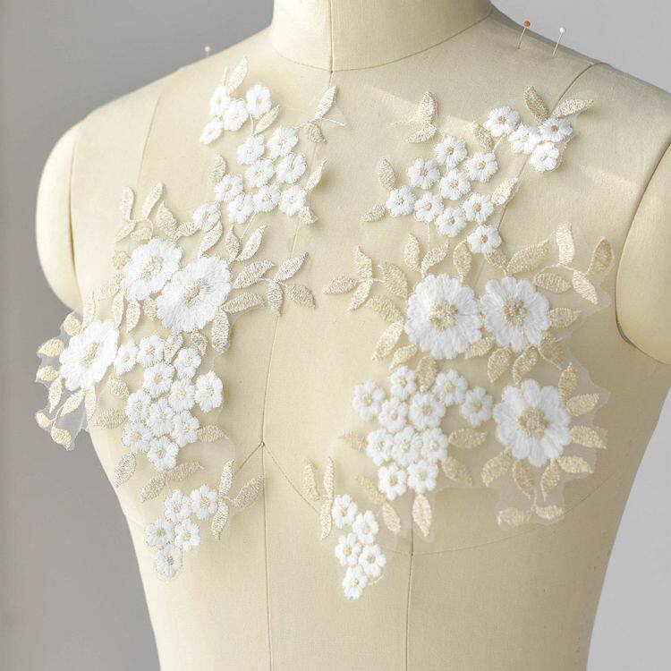 金色刺绣棉蕾丝花边辅料头纱头巾手工diy装饰品材料服装婚纱贴花|ruв категории домашний ткань, швейная diy материалов, инструментов и готовой продукции, швейная diy аксессуары/аксессуары/аксессуары, кружева - от Buy2taobao.com для оказания профессиональной услуги покупки агента Taobao