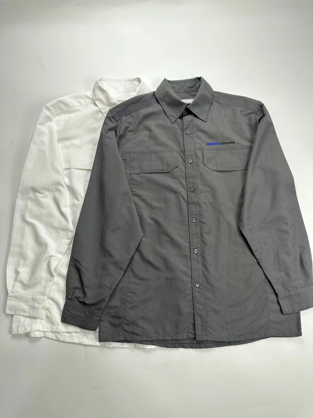 户外速干薄款工装长袖衬衫