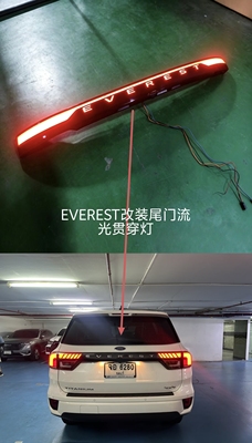 适用于23-25年海外版福特撼路者EVEREST改装车尾动态刹车灯后饰条