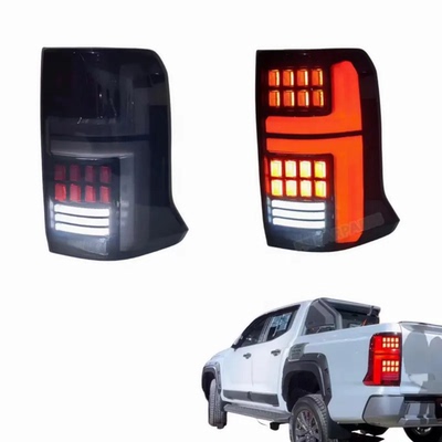 适用24-25年三菱TRITON L200皮卡改装车尾烟熏款尾灯刹车灯LED灯