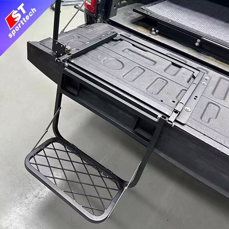 适用于ranger revo vigo 大通三菱L200皮卡改装辅助爬梯尾门梯子