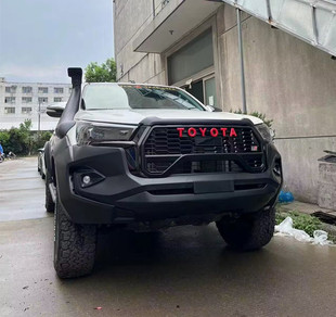 GR款 23款 前脸包围轮眉套件 25年海拉克斯REVO皮卡改装 适用于2015