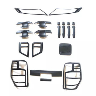 饰罩 拉手门碗前灯罩尾灯框雾灯装 适用19三菱TRITON L200皮卡改装