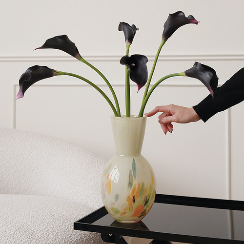 ladylike手感马蹄莲仿真花