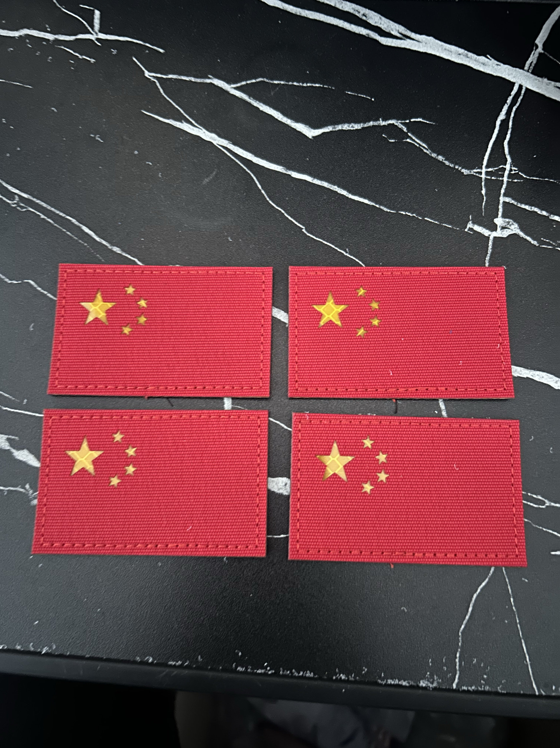 国旗徽章魔术贴章军迷臂章中国特贴章/魔术贴章