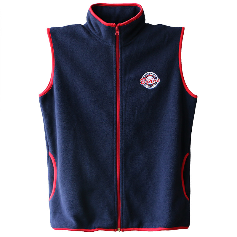 青少年秋冬加肥马甲大码加绒加厚保暖背心男士坎肩宽松无袖学生