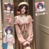 森女系原创想去海边 甜薰子 清楚系恋爱穿搭日系少女秋日连衣裙