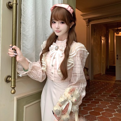 清楚系少女温柔长连衣裙