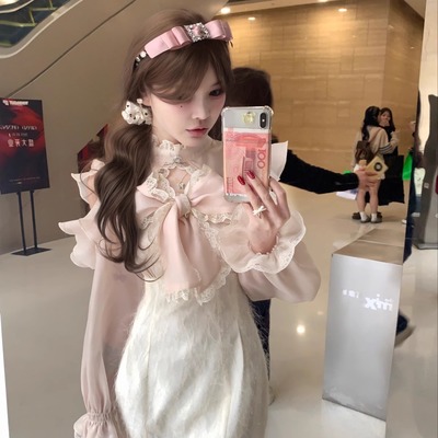 温柔淑女清楚系仙女连衣裙