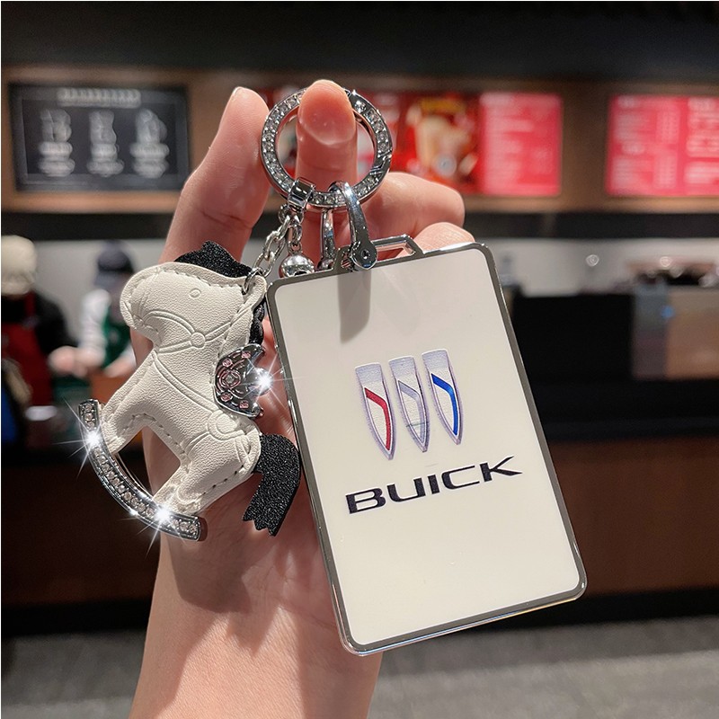 适用2023款别克E5卡片钥匙套别克E4壳NFC新君越车保护套改装包扣