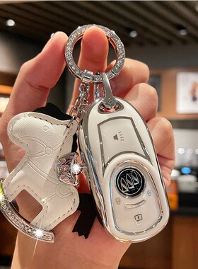 适用别克昂科威车钥匙套新君威君越昂科拉GX保护壳GL68钥匙扣女包