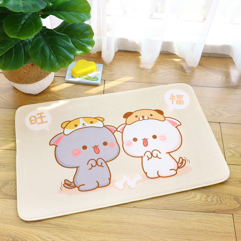 正版授权门厅可机洗50*80蜜桃猫