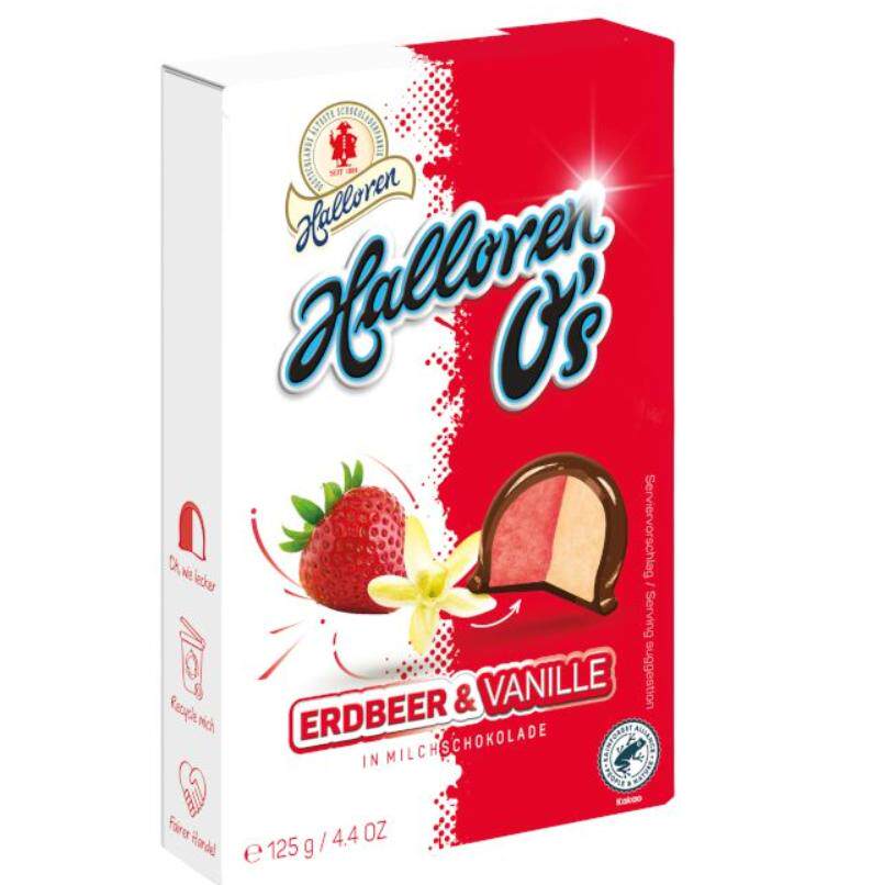 halloren德国 松露夹心巧克力 苹果柠檬/香草草莓 新年礼盒