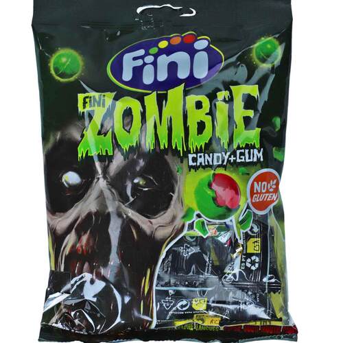 德国fini zombie 爆酸夹心糖 袋装16颗万圣节糖果