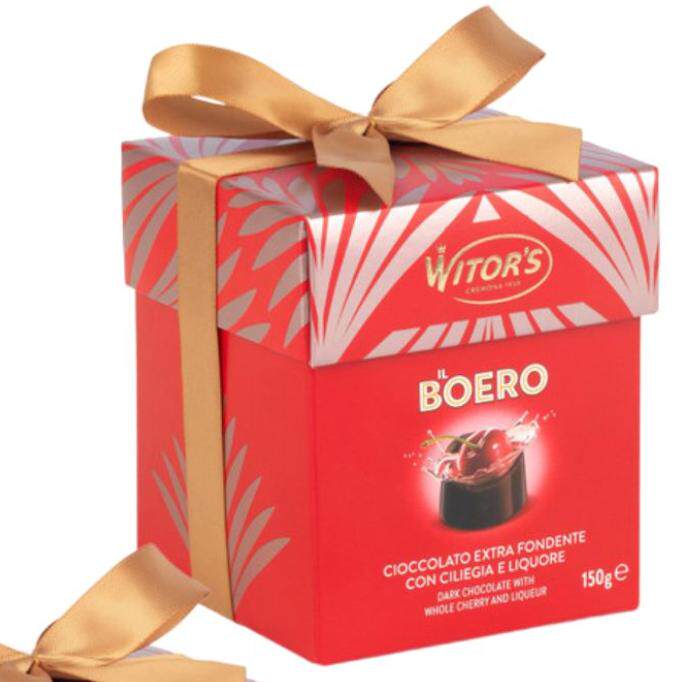 德国进口witors樱桃酒心巧克力盒装10颗新年巧克力