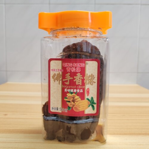 青松牌整个佛手香橼500克一罐