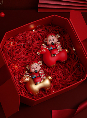 马年礼物【马上有钱财神】礼盒装