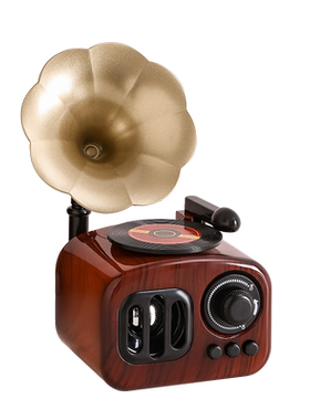 紫香凝ins风复古怀旧摆件留声机