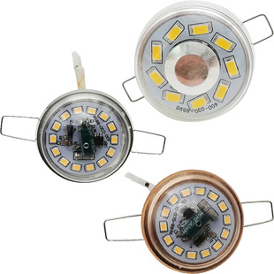 220V宝积5W灯泡一体化光源水晶灯配件吸顶灯贴片大厅灯暖光灯珠