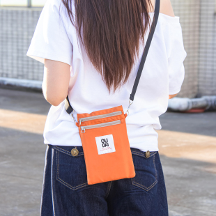 手机包女斜挎迷你小包包简约百搭随身防水装 钥匙零钱散步手机小包