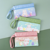 韩版 钱包布艺小包 钥匙证件长款 手机包女可爱2025新款 迷你手拿装