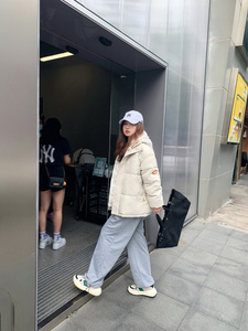 MY99-P90 2024冬季新款假两件情侣棉服青春时尚男女生棉服外套图片