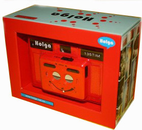 复古胶片相机HOLGA135TIM红色半格双格一体机135胶卷相机创意礼物