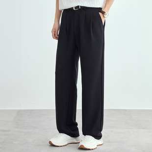 男生裤 新款 子直筒宽松百搭长裤 阔腿西装 Ekecel休闲西裤 裤 春夏季