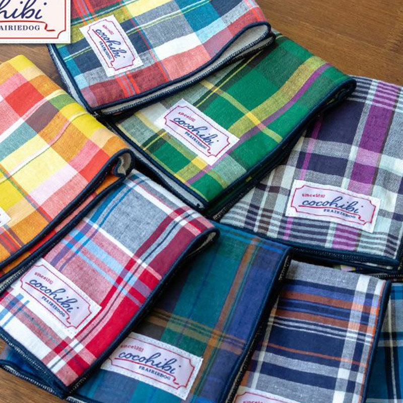 利快日本原装进口经典条纹手绢