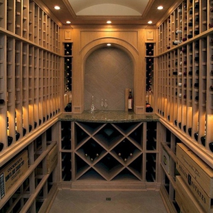 雪茄展柜工程 恒温恒湿 每方 实木藏酒空间 高品量身定制酒窖酒柜