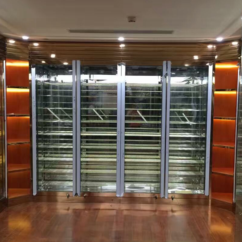 量身定制不锈钢展示柜 恒温酒柜 实木酒窖 吧台展柜 雪茄柜 每方