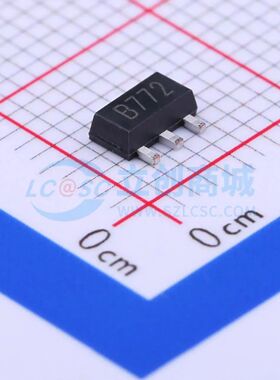 B772(RANGE:100-200) SOT-89-3L 三极管(BJT) 100-200 PNP 3A 30V