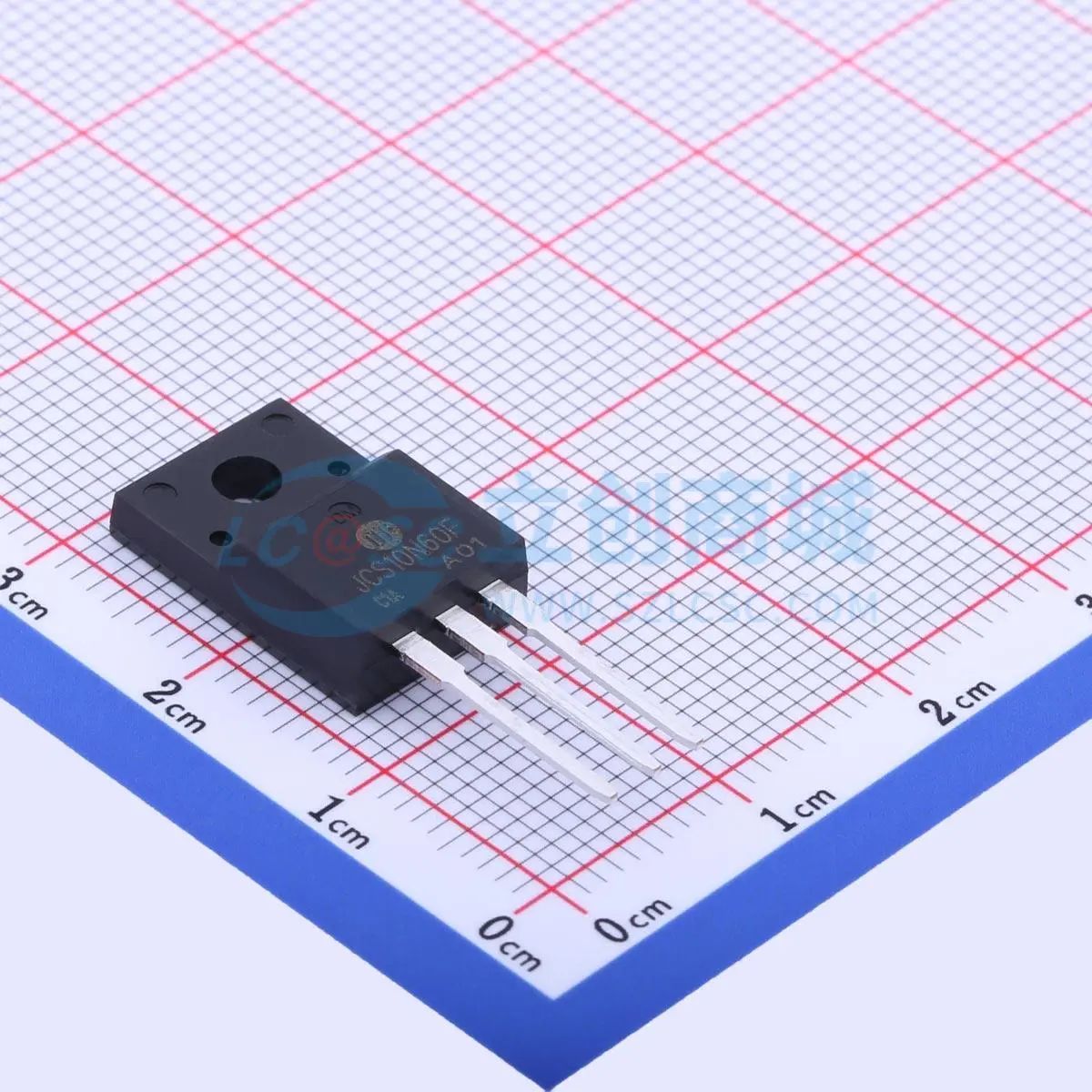 JCS10N60FC TO-220F-3 场效应管(MOSFET) N沟道 10A,耐压:600V