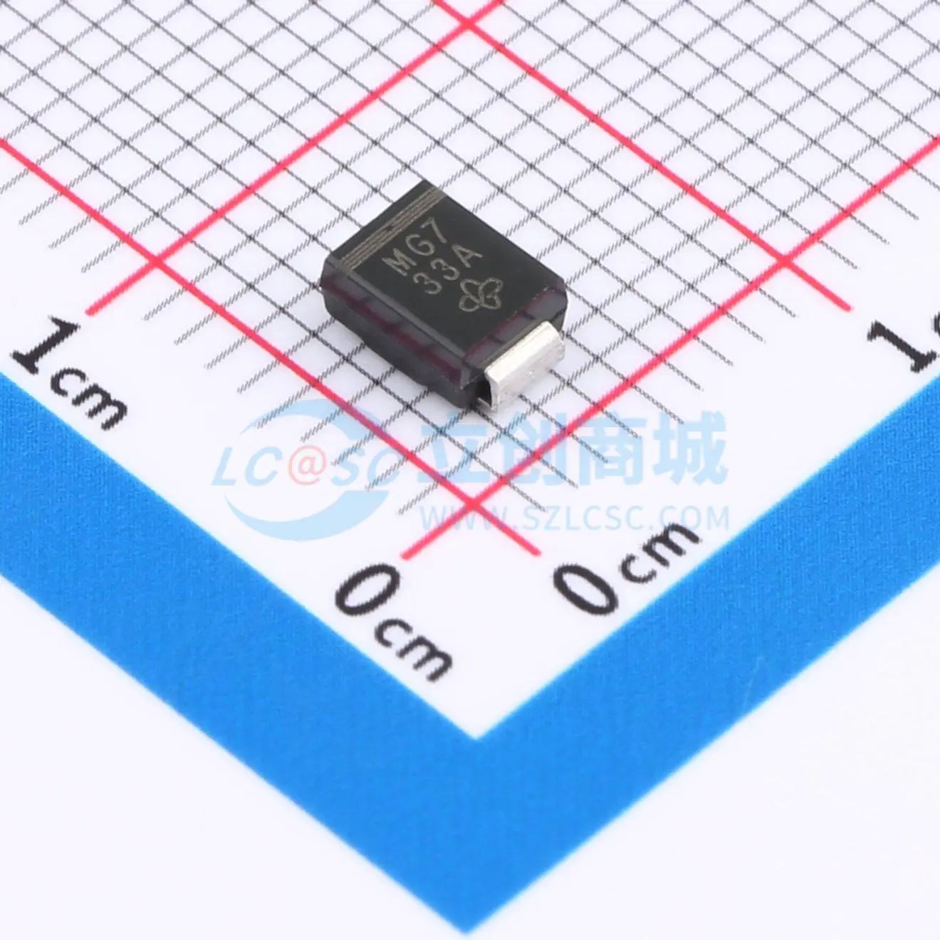 SM6T33A-E3/52 DO-214AA(SMBJ) 静电和浪涌保护(TVS/ESD) 28.2V 1