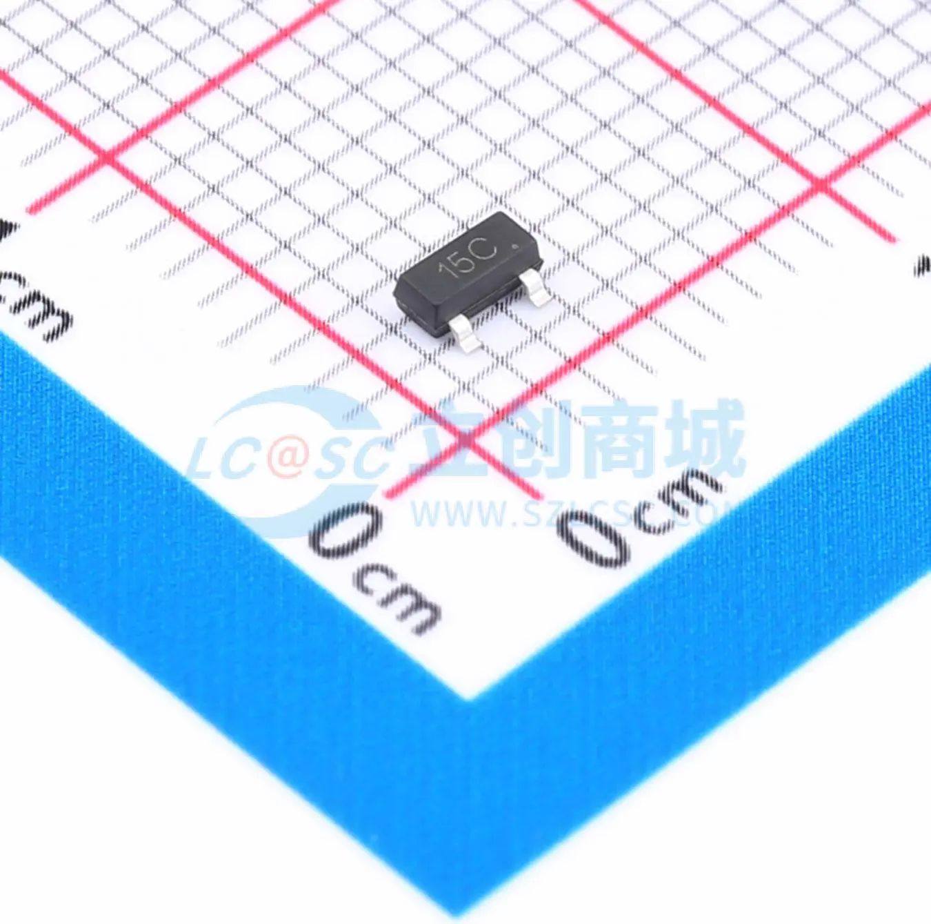 PSOT15C-LF-T7 SOT-23 静电和浪涌保护(TVS/ESD) 15V 17A