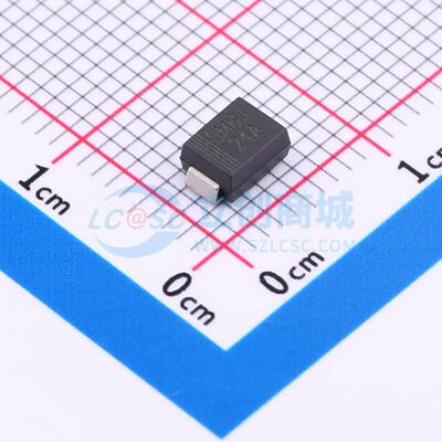 SMBJ24A DO-214AA(SMB) 静电和浪涌保护(TVS/ESD) 24V 15.43A