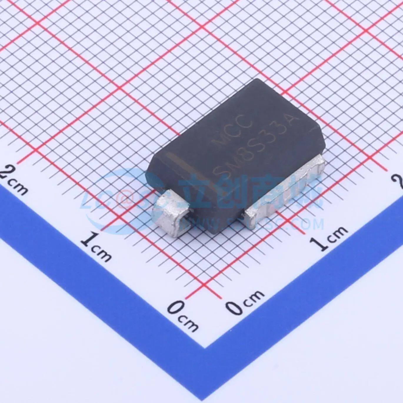 SM8S33A-TP DO-218AB 静电和浪涌保护(TVS/ESD) 33V 124A