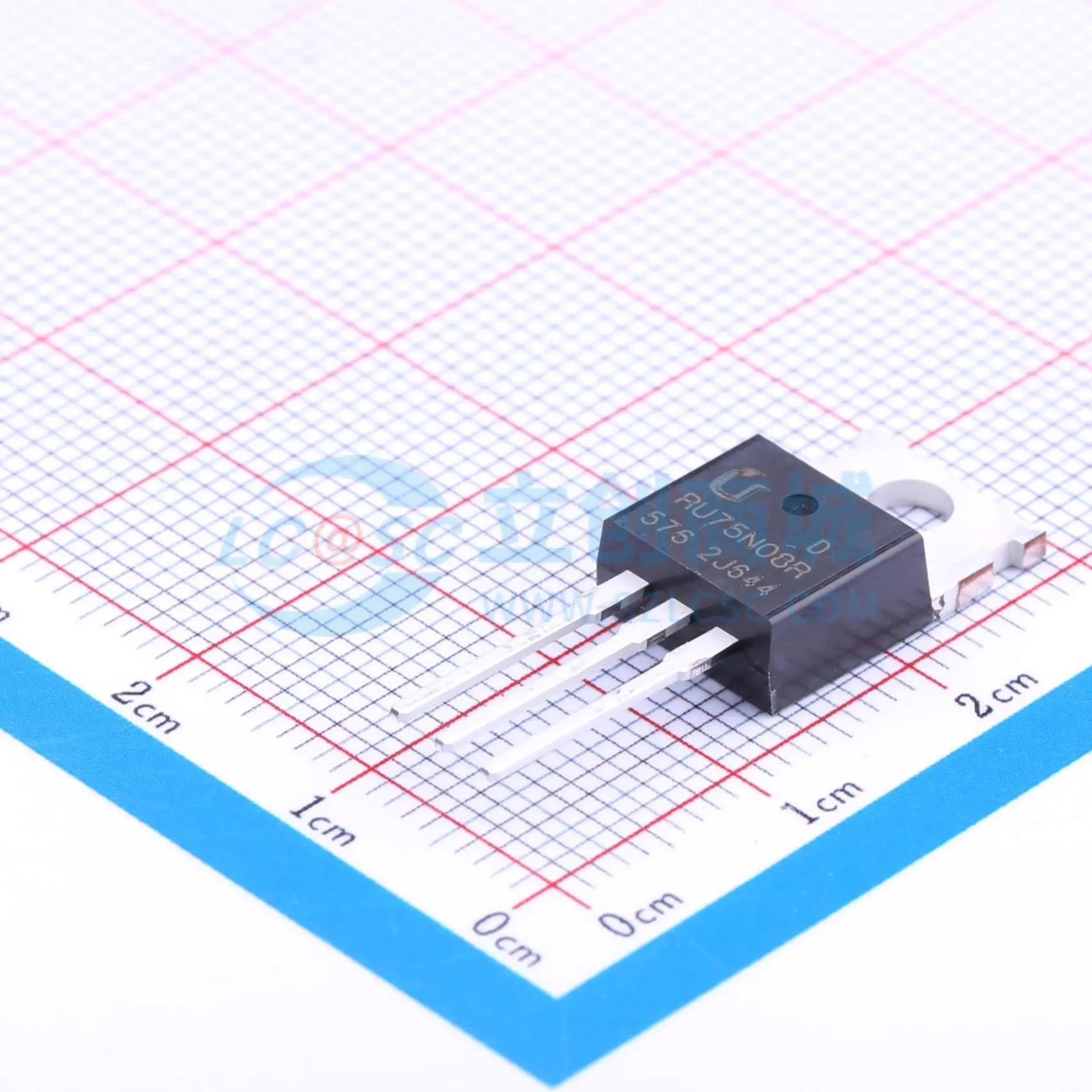 RU75N08R TO-220 场效应管(MOSFET)  N沟道 75V 80A