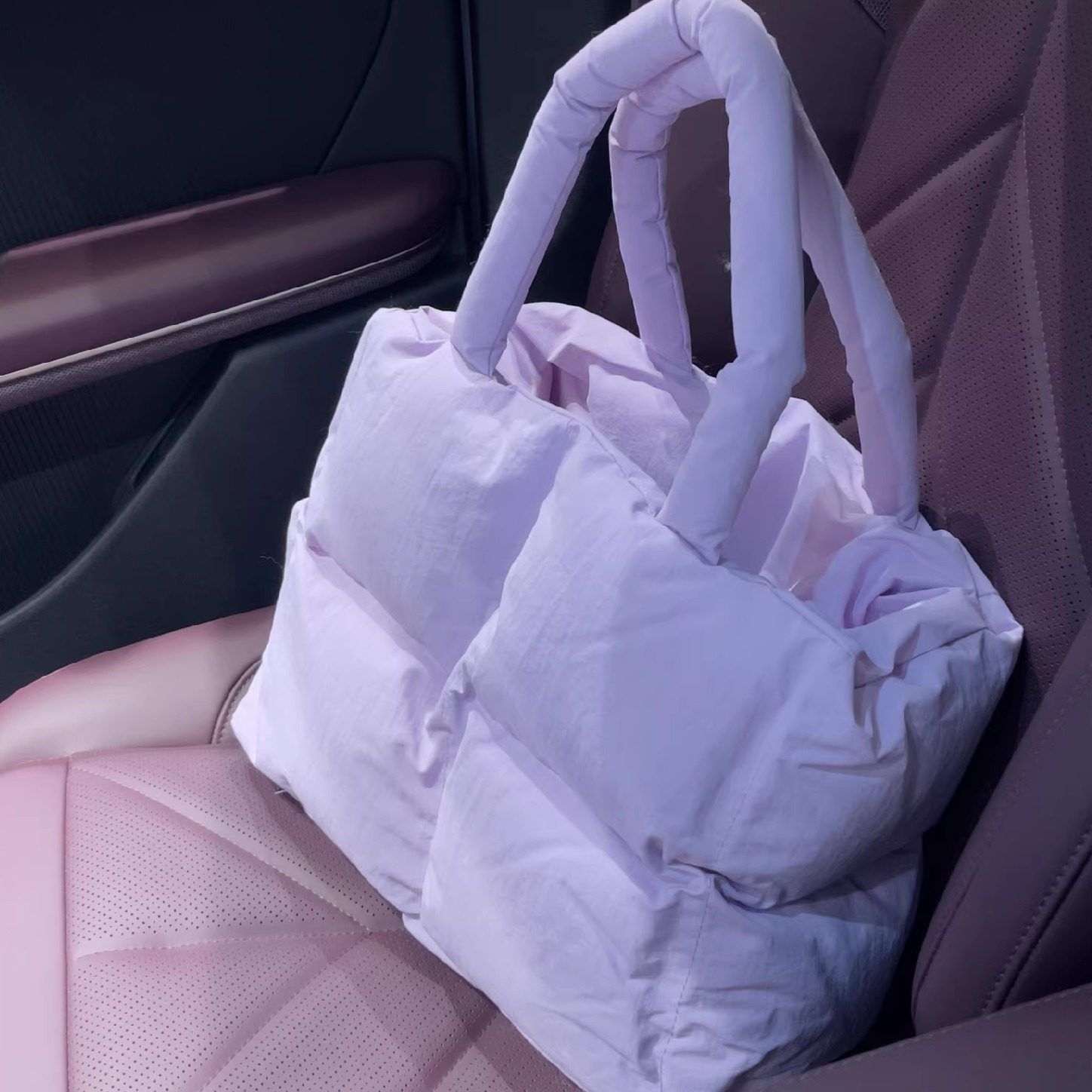 蔚来NIO云朵包蔚来周边手提包秋冬充绒包可爱治愈,箱包皮具/热销女包/男包,托特包,淘宝优惠券,粉丝福利购,淘宝优惠卷