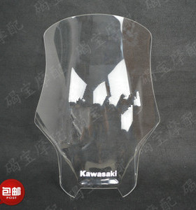 适用于川崎异兽KLE650/Versys650 10-11-12-13年改装加高挡风玻璃