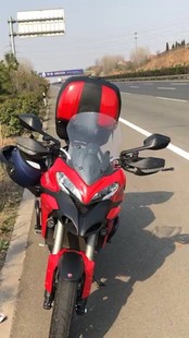 适用于杜卡迪大鸟MTS1200S风挡 MTS950 13-14年加高款  挡风玻璃