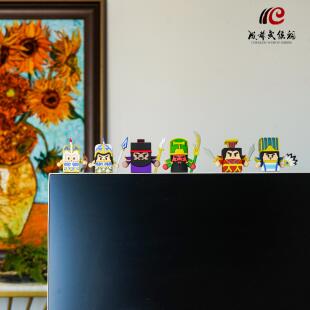 成都武侯祠博物馆三国萌粒人物盲盒文创产品Q版可爱小公仔摆件