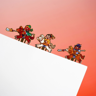 成都武侯祠博物馆三英聚义书签套装文创产品旅游城市纪念品