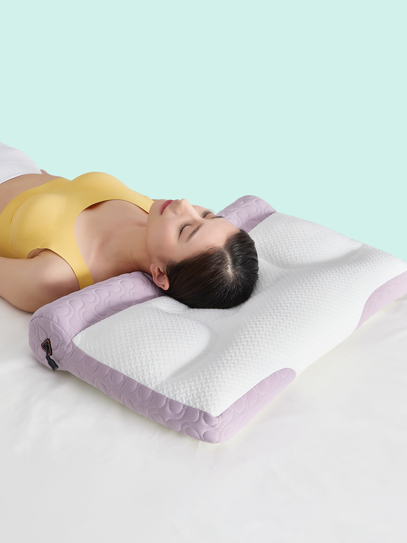 艺被护颈枕助睡眠专用护颈椎枕头矫正曲度变直艾草热敷反牵引枕
