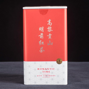 年货春节云南腾冲高黎贡山明前芽尖红茶叶独立小袋装特级96克筒装