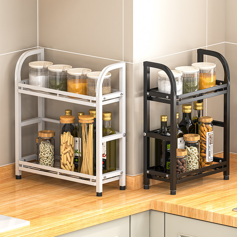 厨房置物架家用用品调料架台面酱油瓶调味品油盐酱醋佐料收纳架子,厨房/烹饪用具,调料置物架,淘宝优惠券,粉丝福利购,淘宝优惠卷