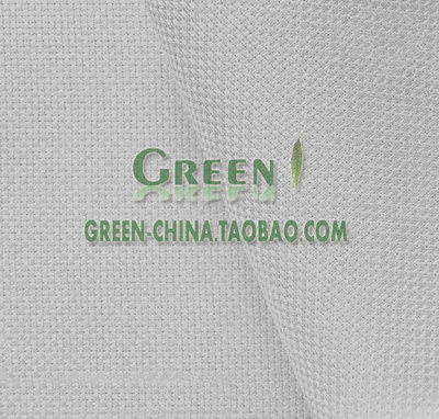 DIY刺绣布料:韩进口GREEN14CT纯棉绣布浅灰168(布宽150cm)